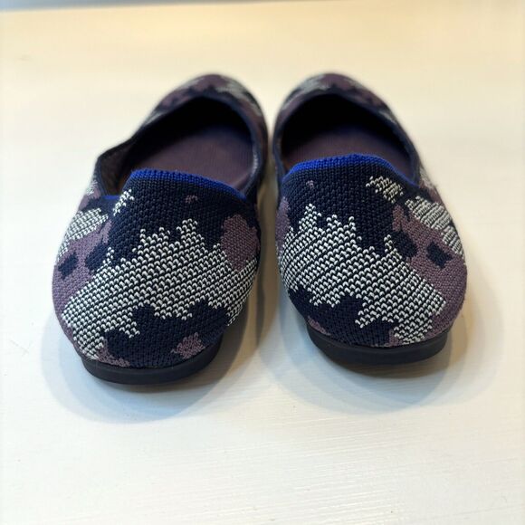 Rothy's Women's The Flat Round Toe Botanicamo Purple Camo Ballet Flats US Size 6 - Picture 6 of 10